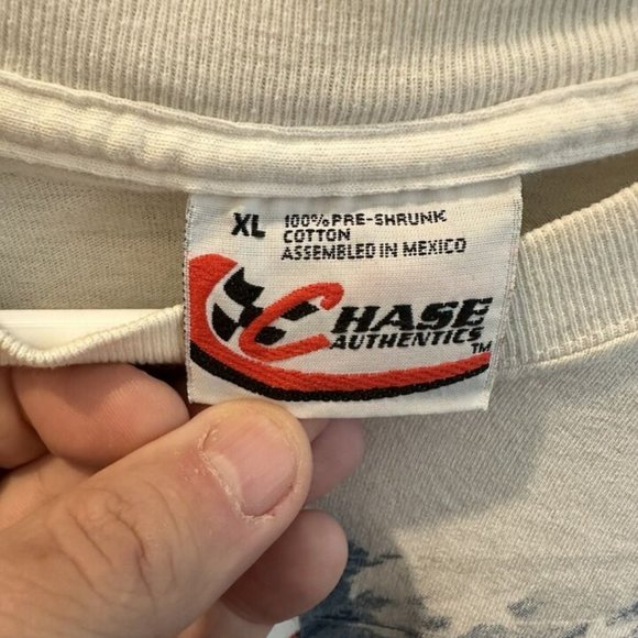 WOW Vintage Chase Authentics Shirt Men XL Dale Earnhardt All Over Print NASCAR - Picture 5 of 5